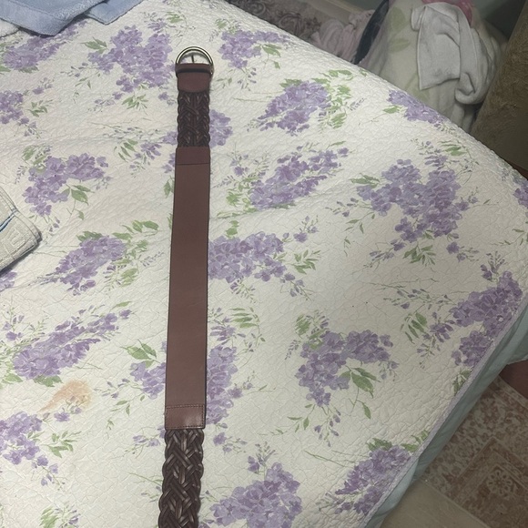 LOFT Rich Brown Textured Belt main image 6